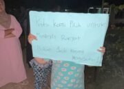 Kades Baskara Bakti di Demo Warga terkait pertambangan timah laut jenis PIP oleh CV. AMR